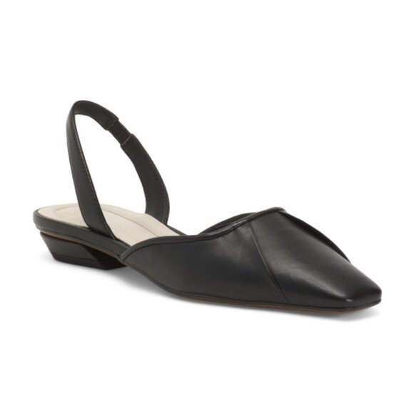 Franco Sarto Shoes - FRANCO SARTO Leather Debbie Slingback Flats